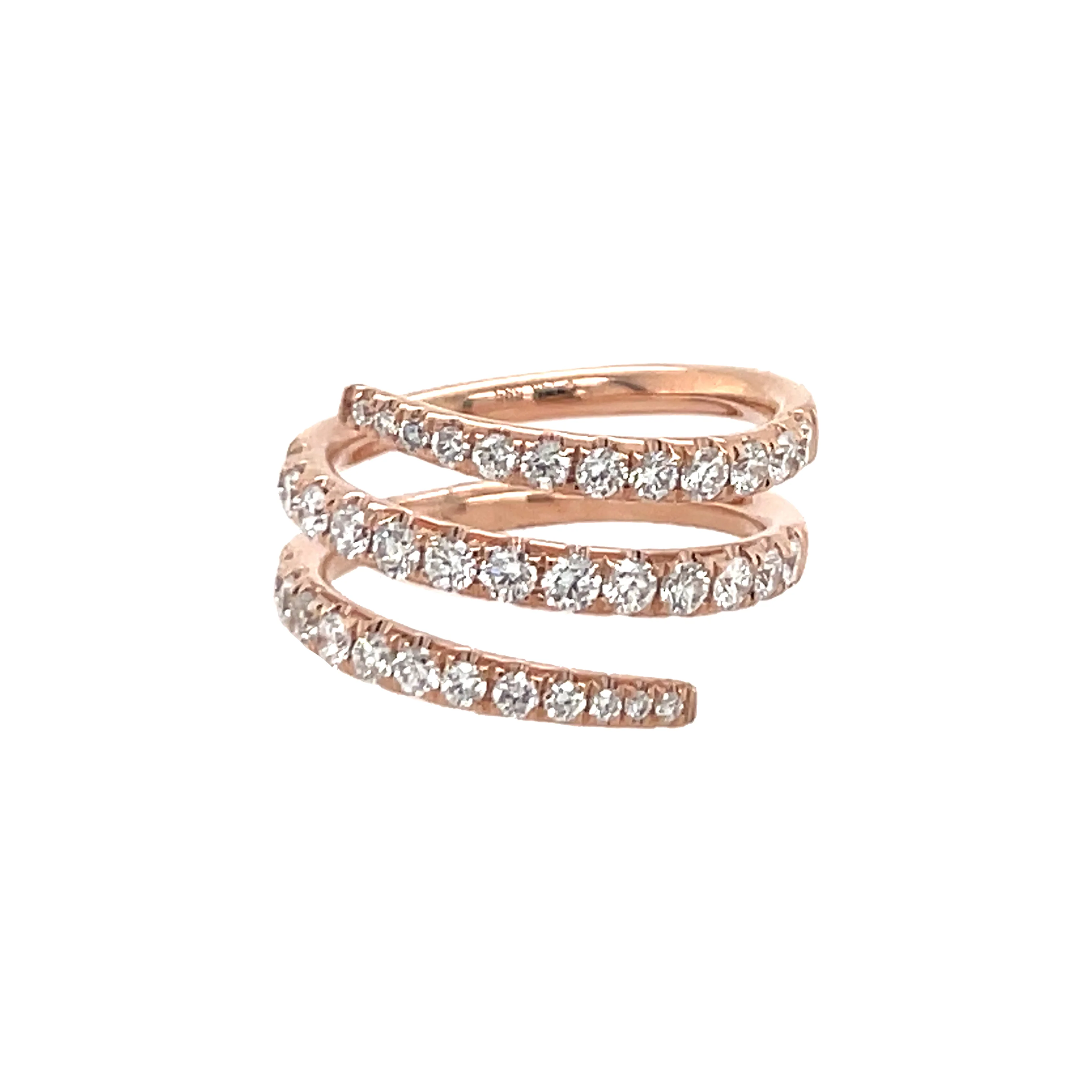 Diamond Coil Ring - Image 3