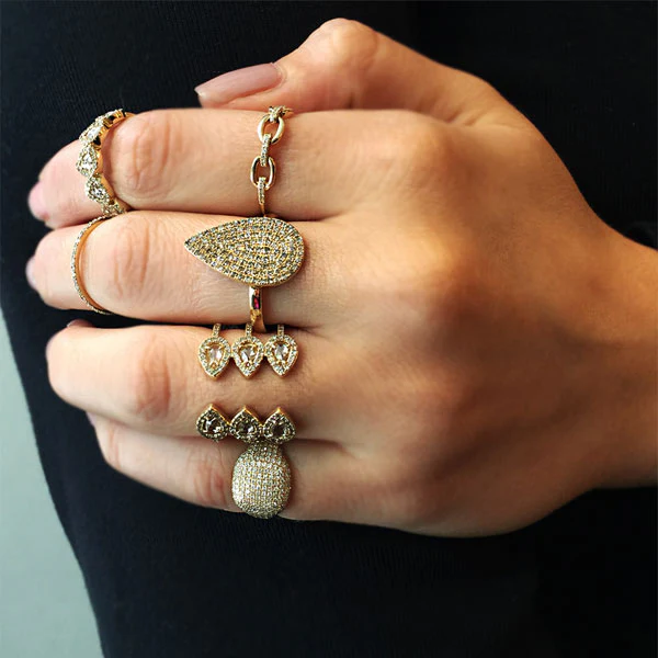 Diamond Pinky Ring - Image 4