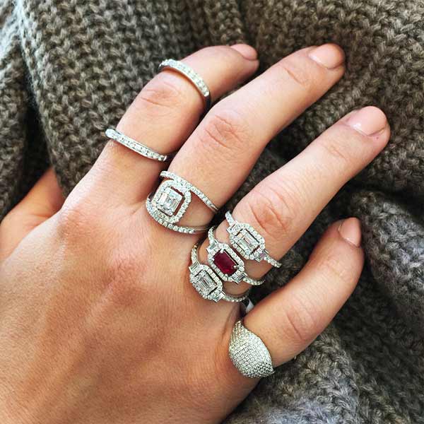 Diamond Pinky Ring - Image 5