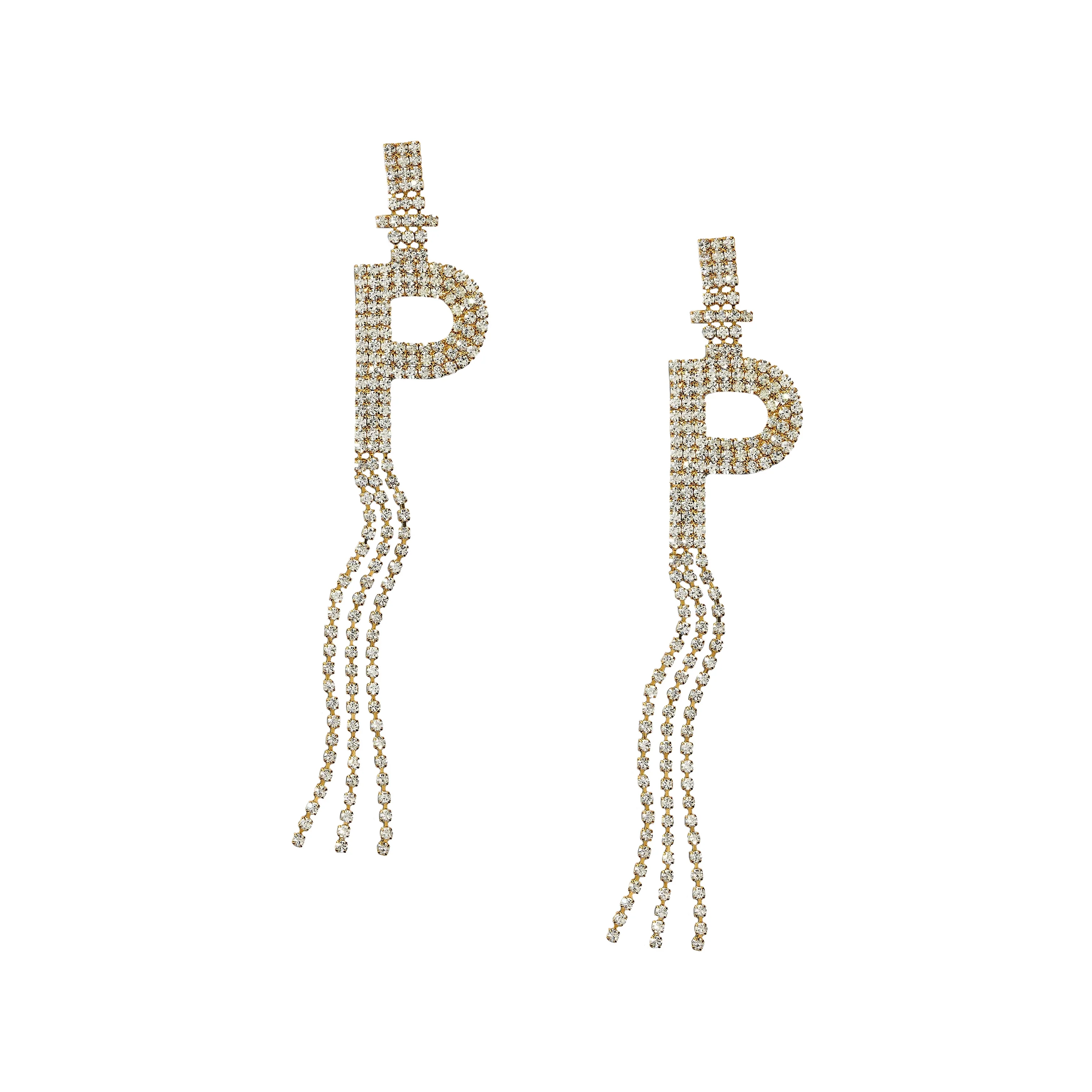 SALE Fringe Initial Earrings - Image 3