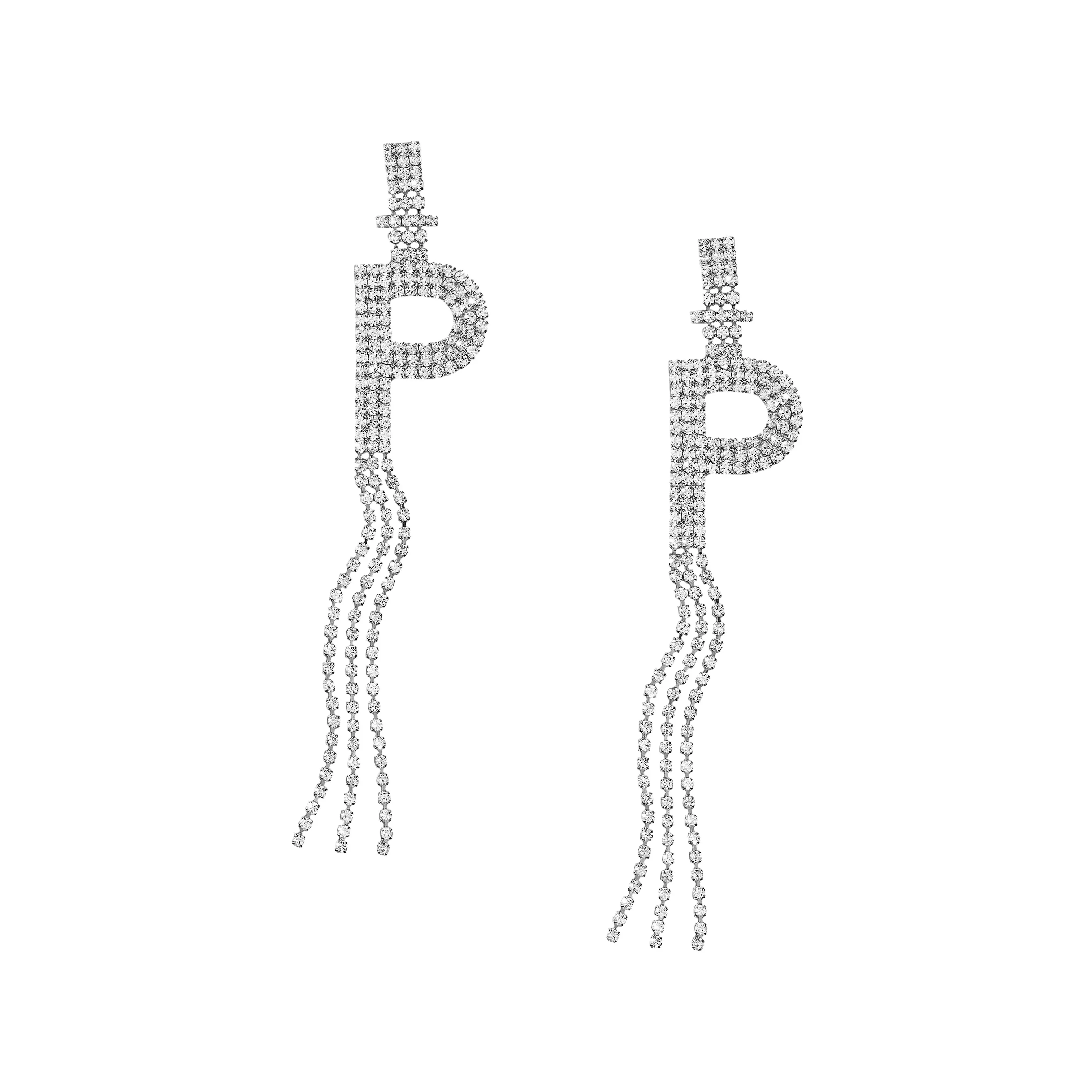 SALE Fringe Initial Earrings - Image 3
