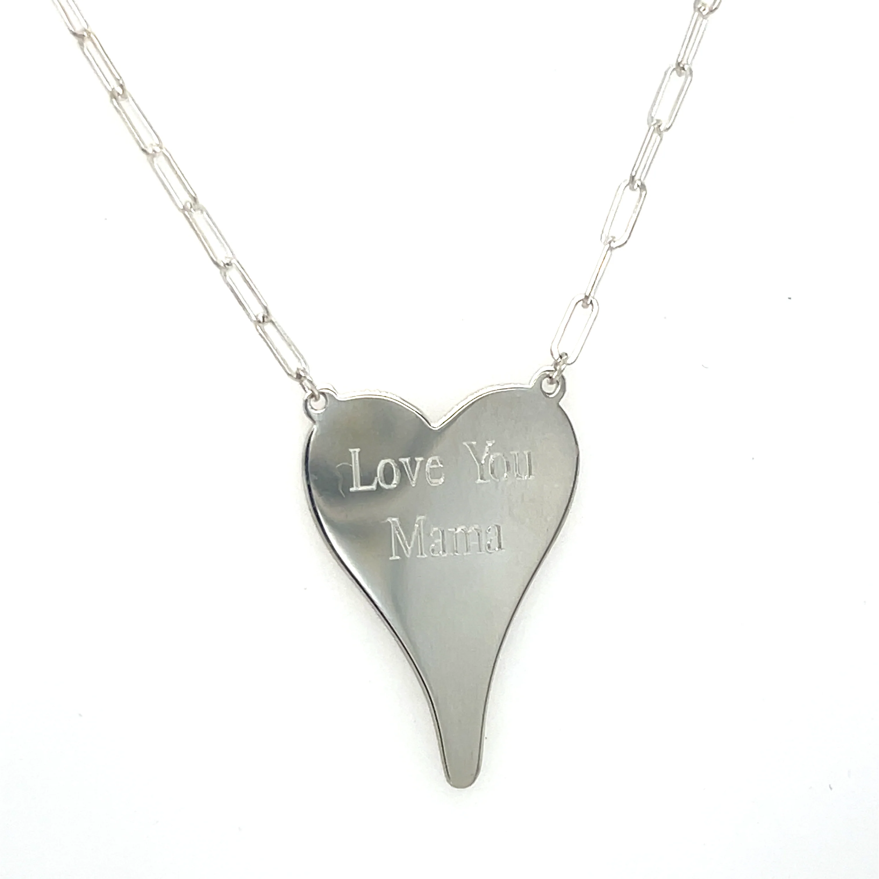 I Love You Mama Heart Necklace - Image 6