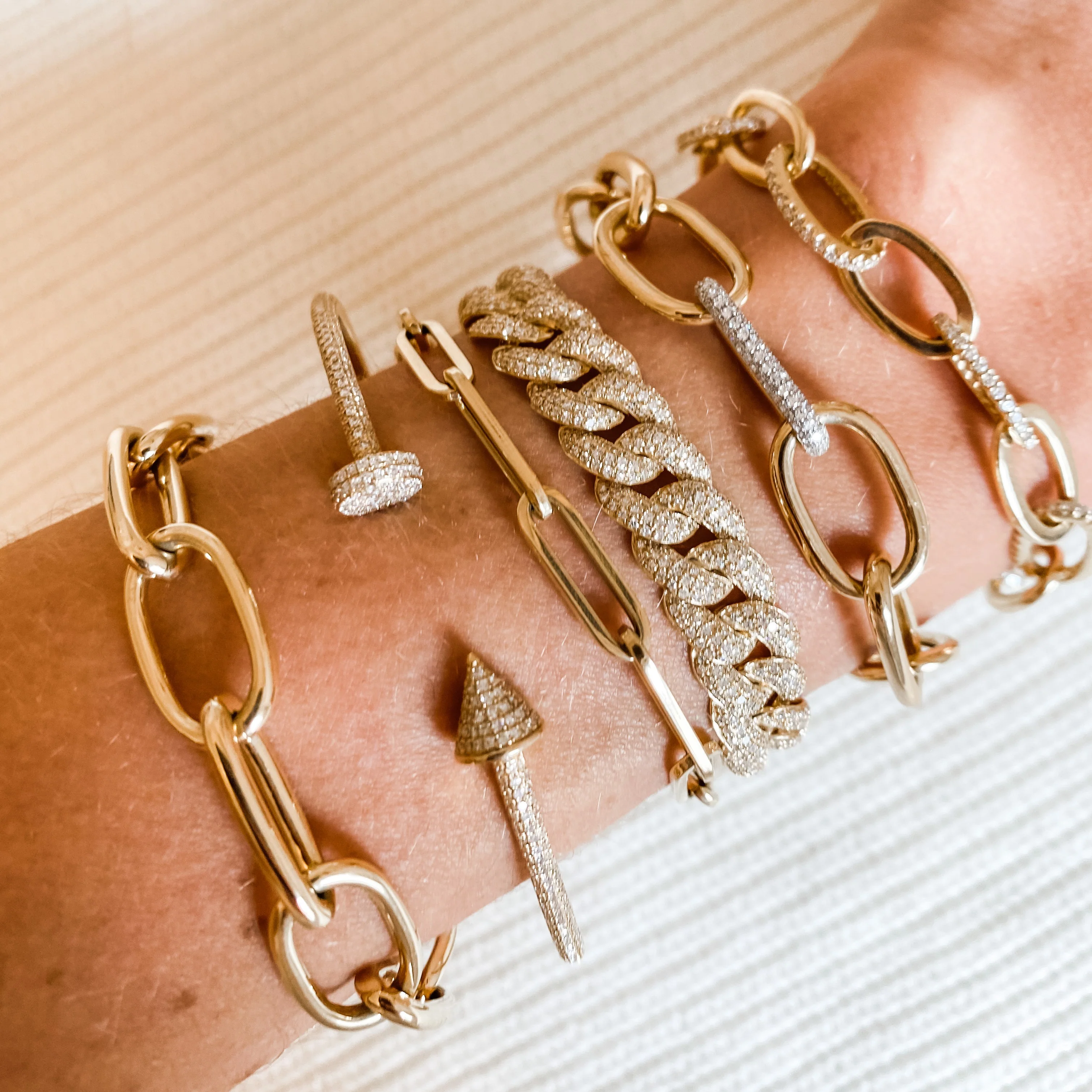 14K Gold Chain Bracelet - Image 4