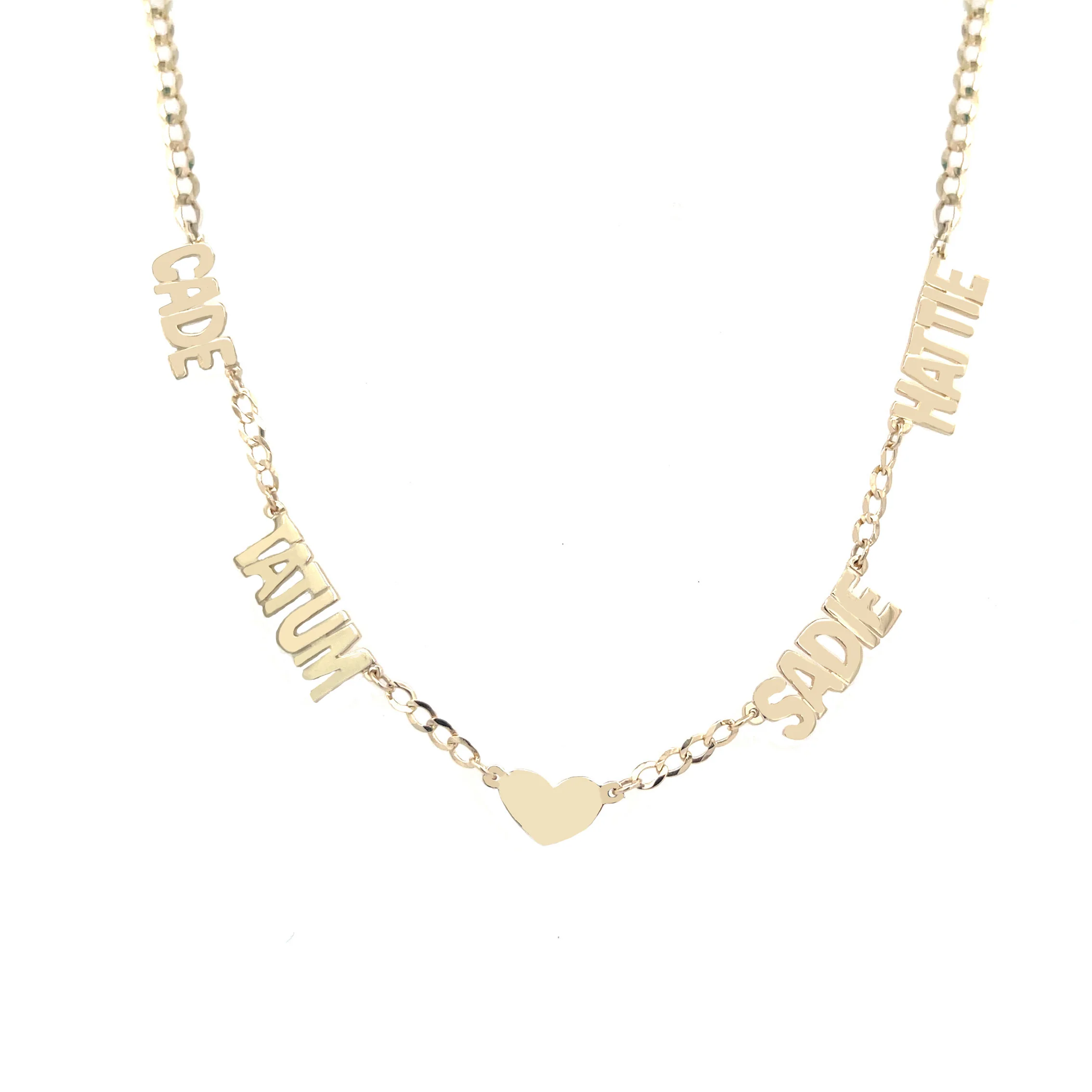 14K Gold Personalized Name Necklace - Image 4