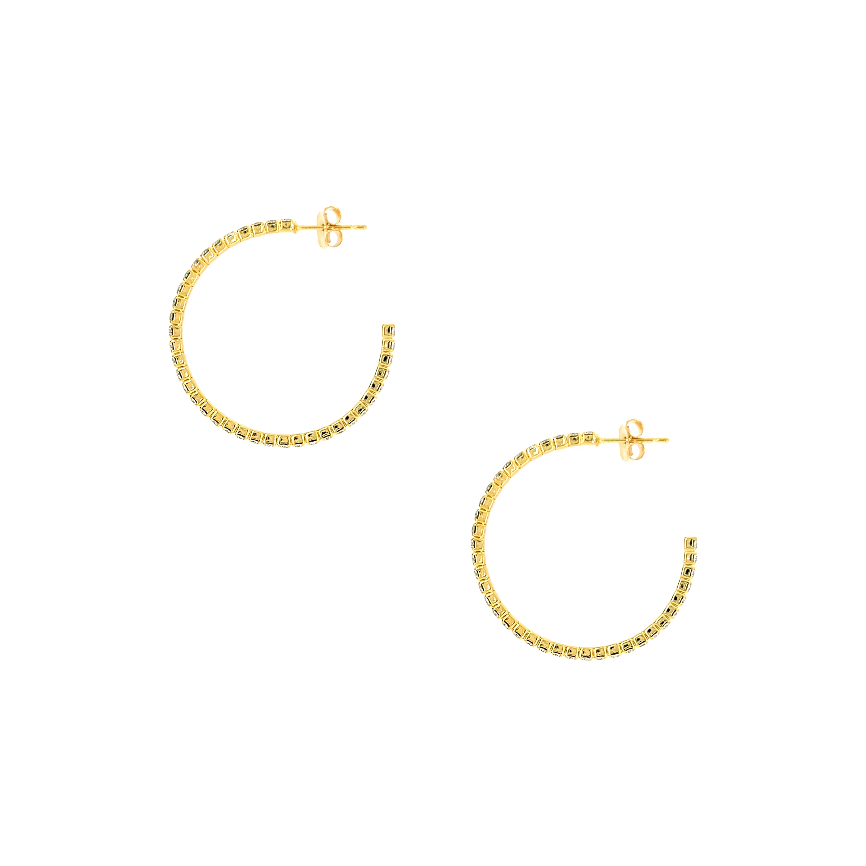 Small Hoop Earrings - Image 3